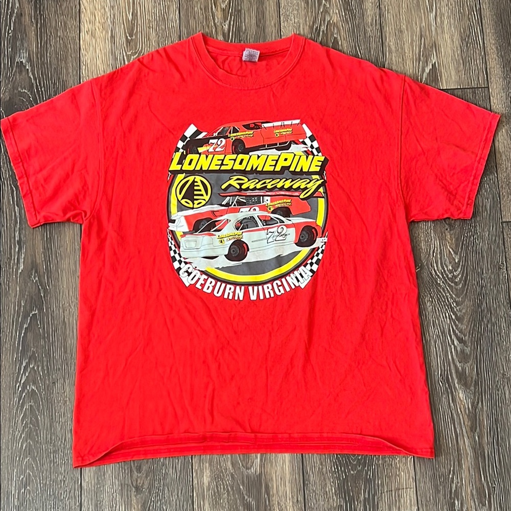 Red Lonesome Pine Racing T-Shirt Adult XL Coeburn Virginia